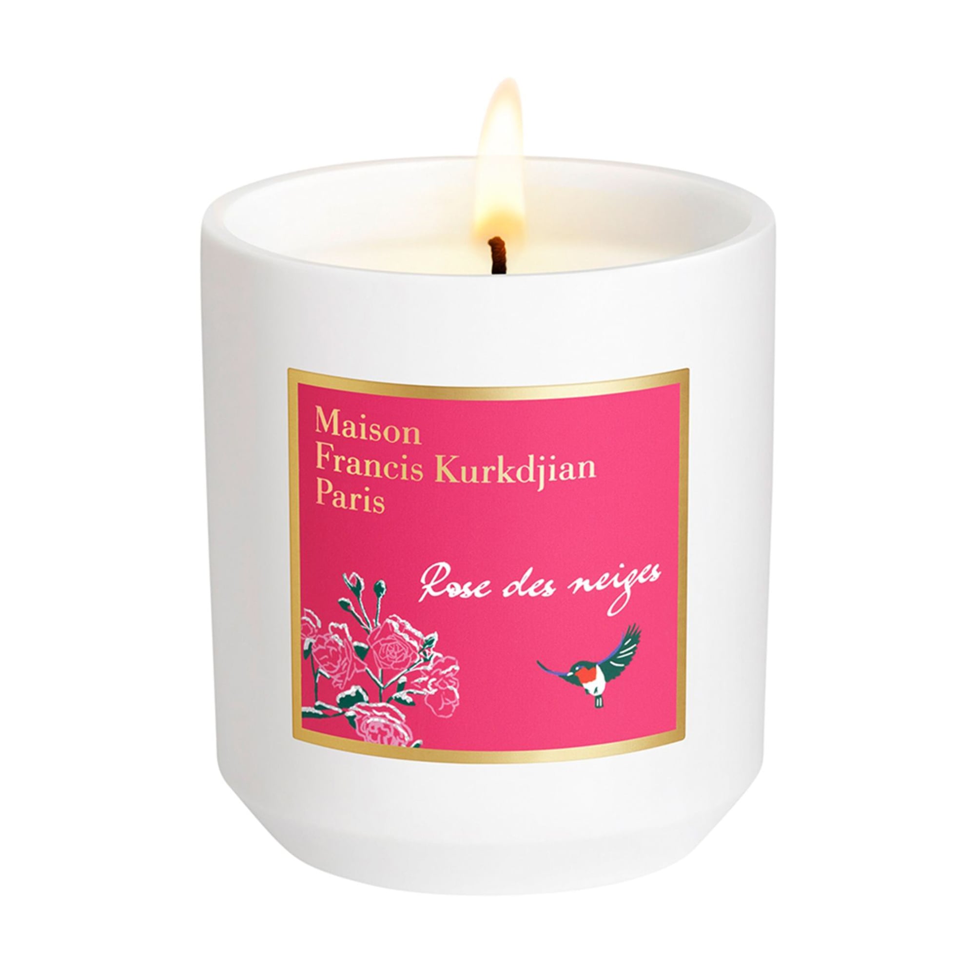 Парфумована свічка Maison Francis Kurkdjian Rose des Neige Scented Candle жіноча, 280 г